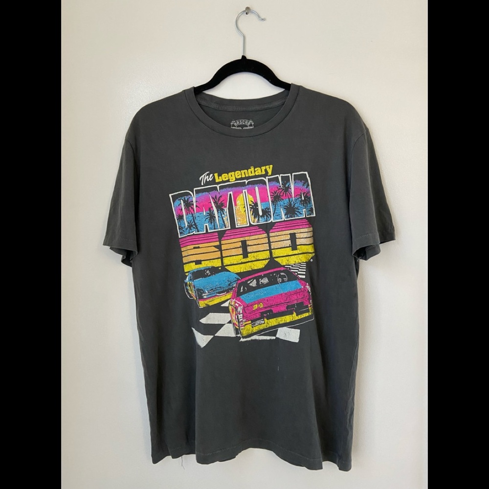 Lucky Brand tee NASCAR Daytona NEW unisex oversized